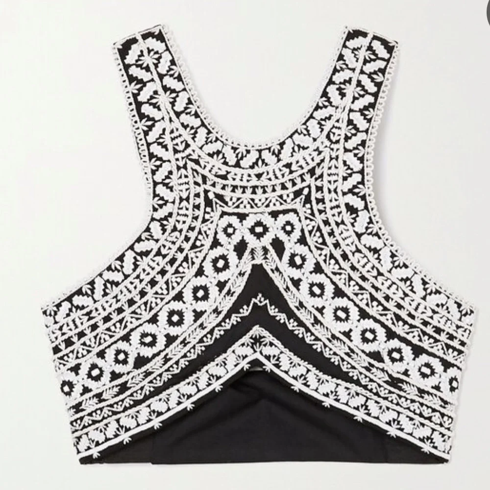 Dries Van Noten Embroidered Bralette NWT SOLD OUT ONLINE - Picture 3 of 12